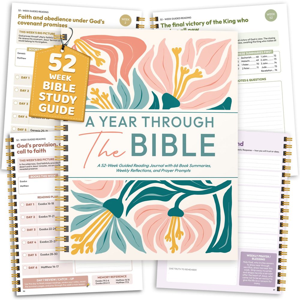 A Year Through the Bible Floral Version by Thomas Brierley